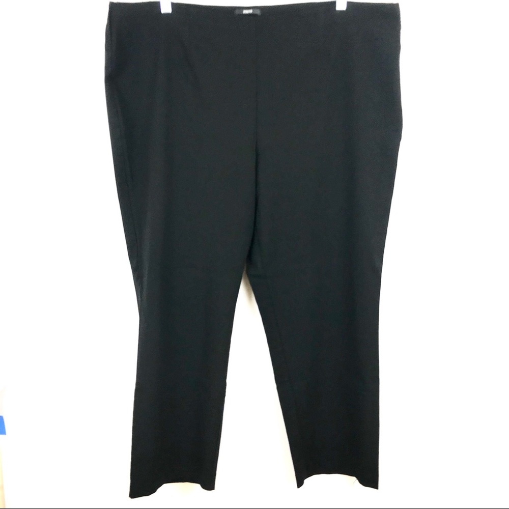Style & Co. Side Zip Stretch Ankle Pant-Black-22W